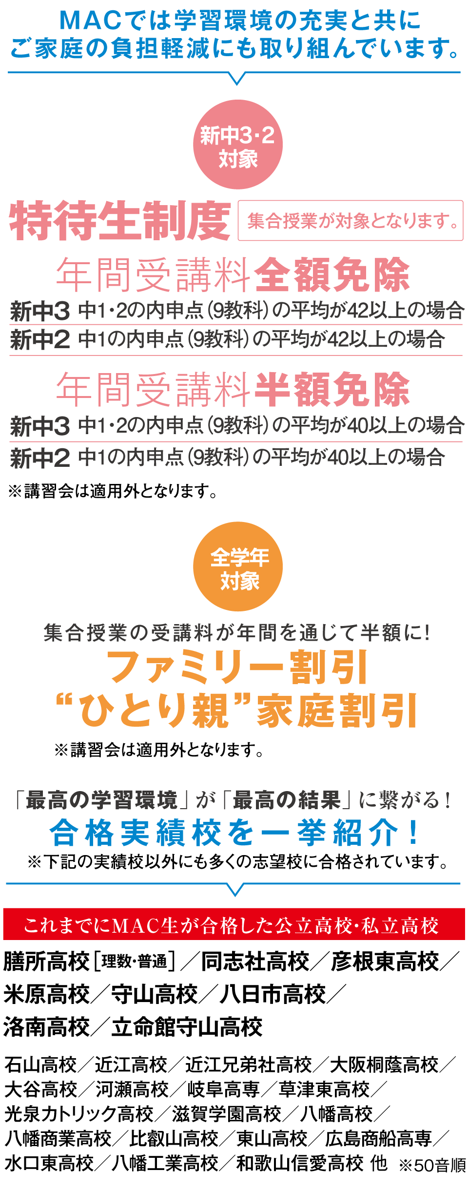 特待生制度
